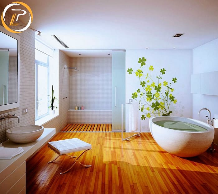 Có nên lát sàn gỗ công nghiệp cho phòng tắm không?